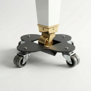Flügel Transportrollen mit Bremse Rollen-Böcke