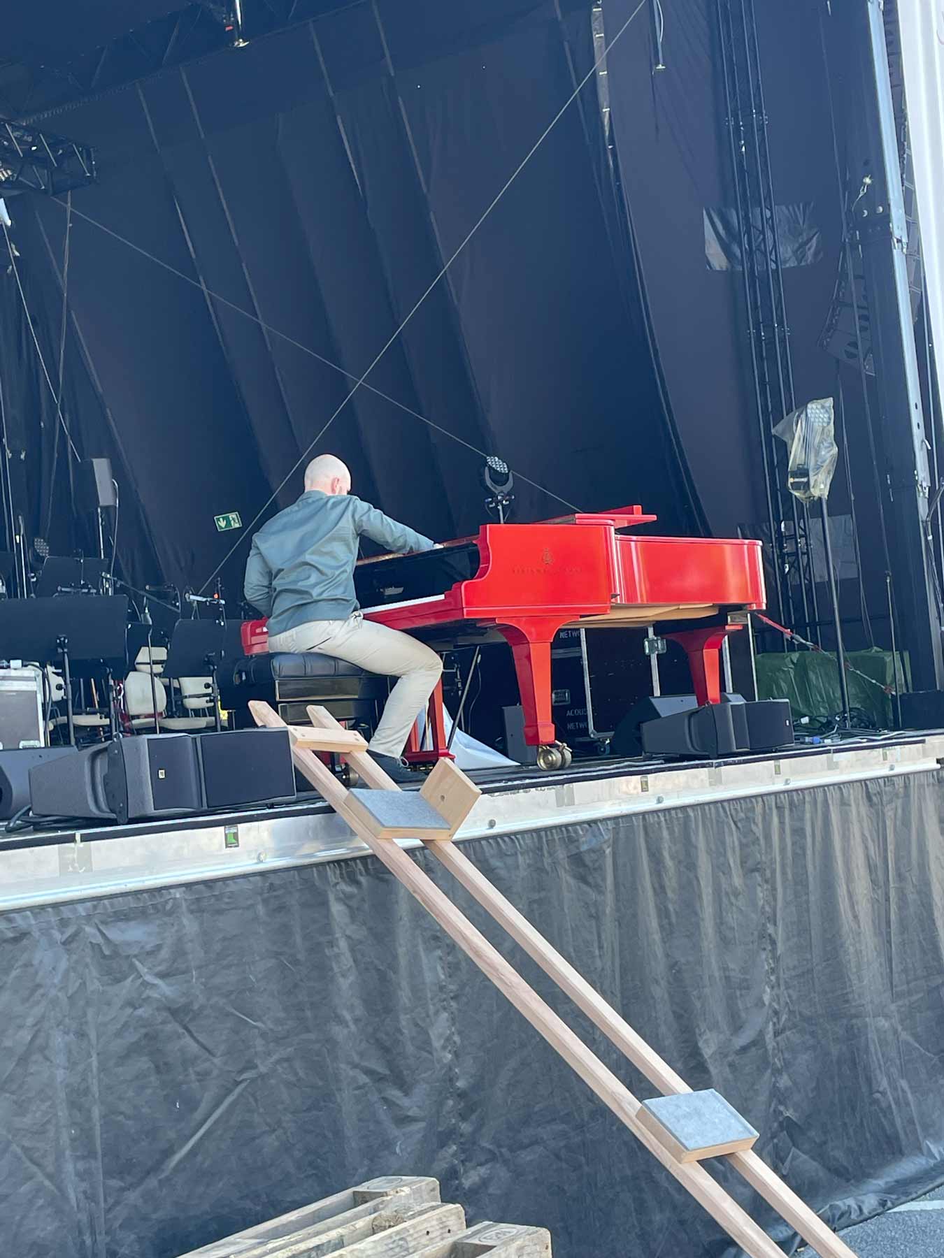 Flügeltransport wurde erfolgreich durchgeführt und Flügel wird gestimmt