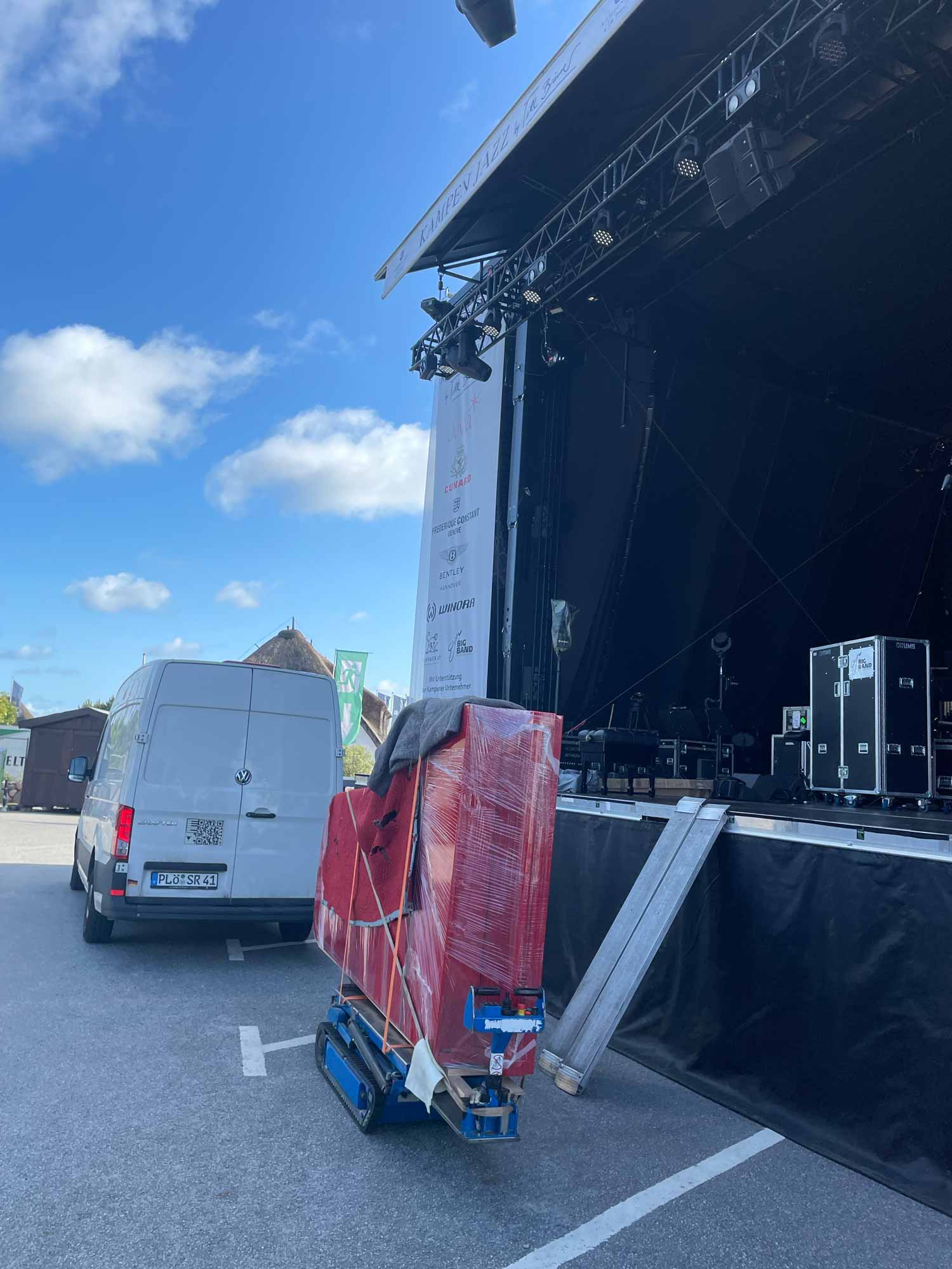 Flügeltransport und Klaviertransport für Kampen Jazz Festival