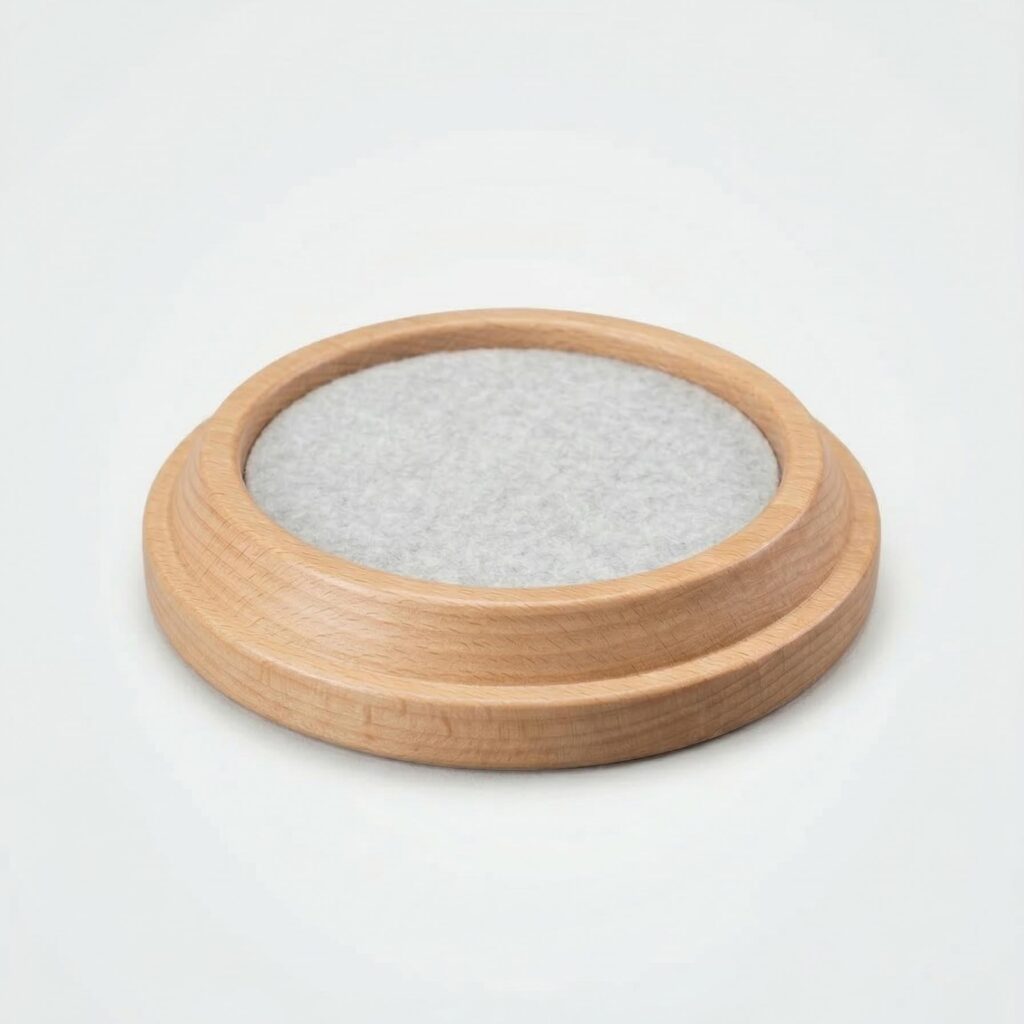 Klavier Untersetzer für Parkett aus Holz obi